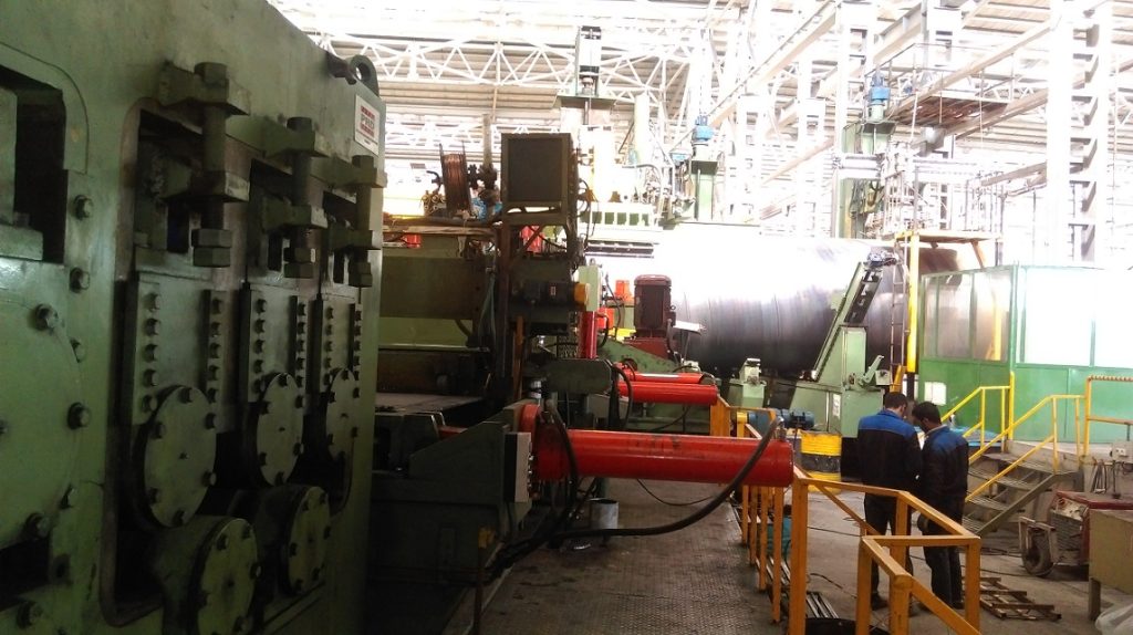 Design and Construction of the Central Hydraulic System for the 2500 Spiral Pipe Production Line Project